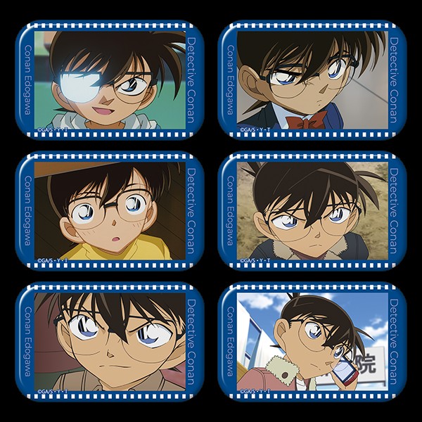 名探偵コナン スクエア缶バッジコレクション／江戸川コナンver.、vol.2